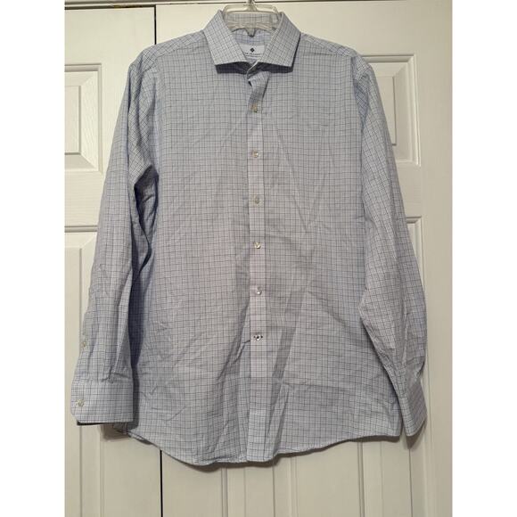 Men's Ryan Seacrest Button Front Slim Fit Dress Shirt - Picture 1 of 6